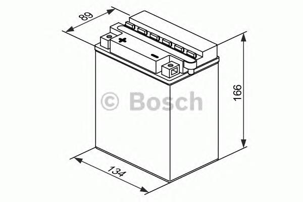 YB14A2 Exide Bateria recarregável (PILHA)