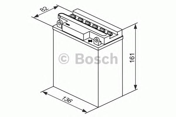 Bateria recarregável (PILHA) 0092M4F320 Bosch