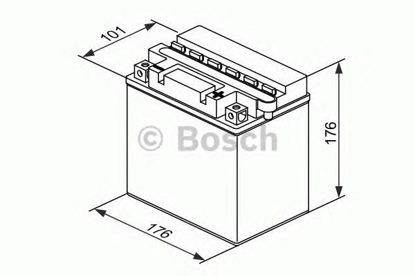 YB16CLB Exide Bateria recarregável (PILHA)