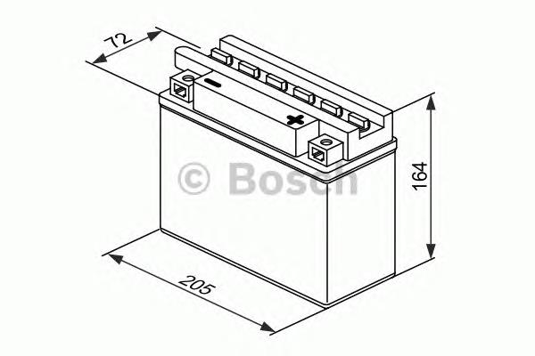 YB16ALA2 Exide Bateria recarregável (PILHA)