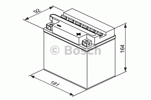 YB18LA Exide Bateria recarregável (PILHA)