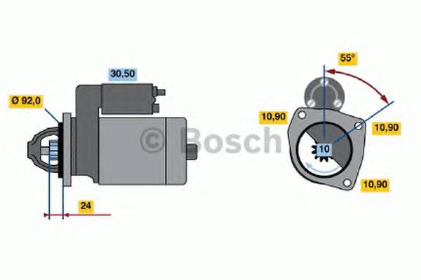Motor de arranco 3575202 Caterpillar