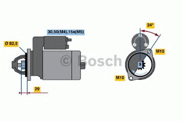 A0031513801 Mercedes Motor de arranco