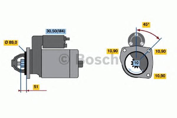 Motor de arranco 3901386 Cummins