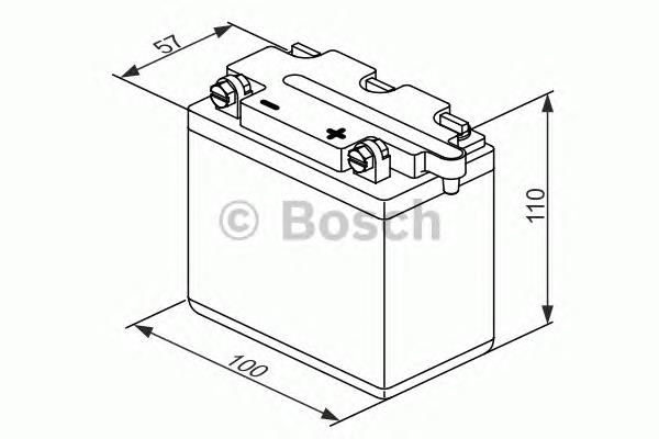 Bateria recarregável (PILHA) 0092M4F070 Bosch