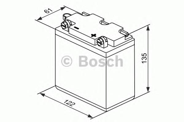 Bateria recarregável (PILHA) 0092M4F120 Bosch