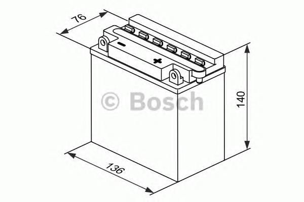 Bateria recarregável (PILHA) 0092M4F260 Bosch