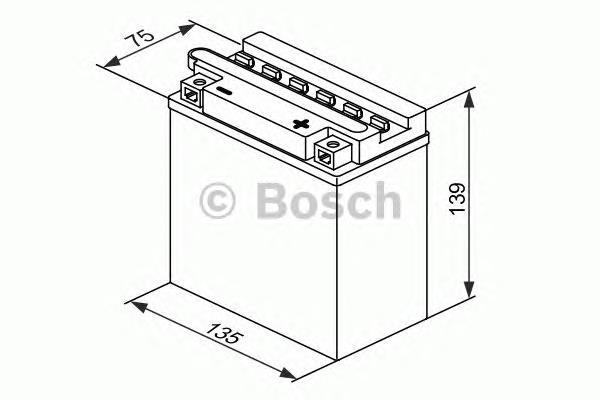 Bateria recarregável (PILHA) 0092M4F270 Bosch