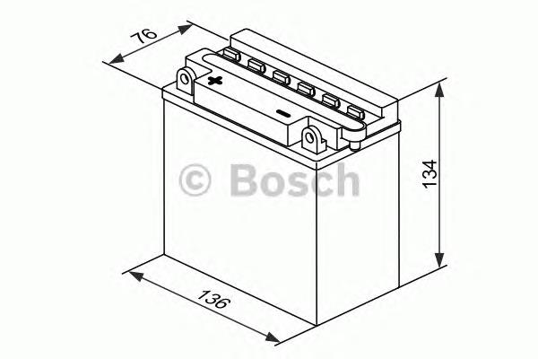 Bateria recarregável (PILHA) 0092M4F250 Bosch