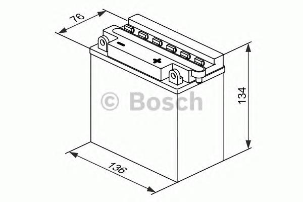 Bateria recarregável (PILHA) 0092M4F210 Bosch