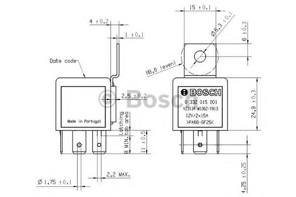 Compre A0005458005 Mercedes Relê da luz
