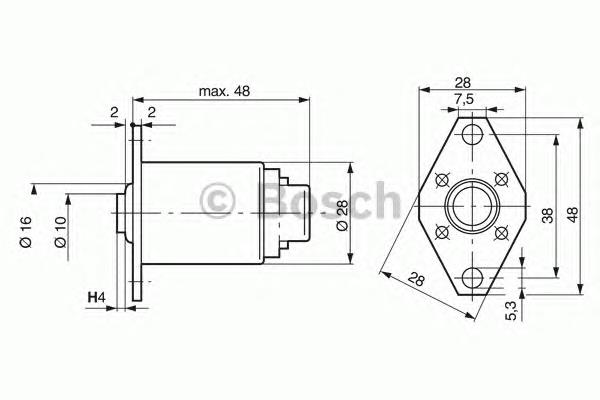 Kit de reparação da Bomba de Combustível de Pressão Alta 0330001004 Bosch