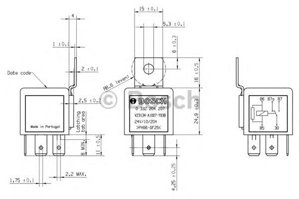 MR76 Mahle Original Relê elétrico multifuncional