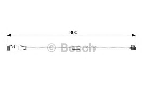 Sensor dianteiro de desgaste das sapatas do freio 001075 Road House