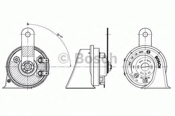 Sinal sonoro (cláxon) Mercedes A0045423920 preço, a partir de 16,61 USD