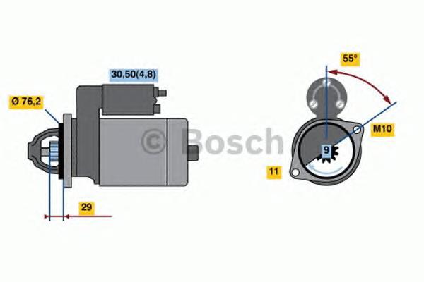 Motor de arranco 12417616698 BMW