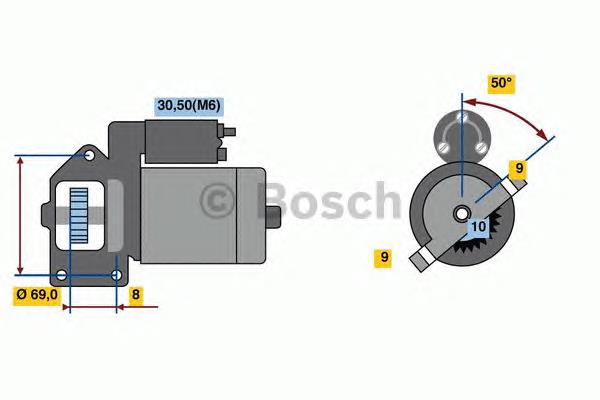 Motor de arranco 12418511746 BMW