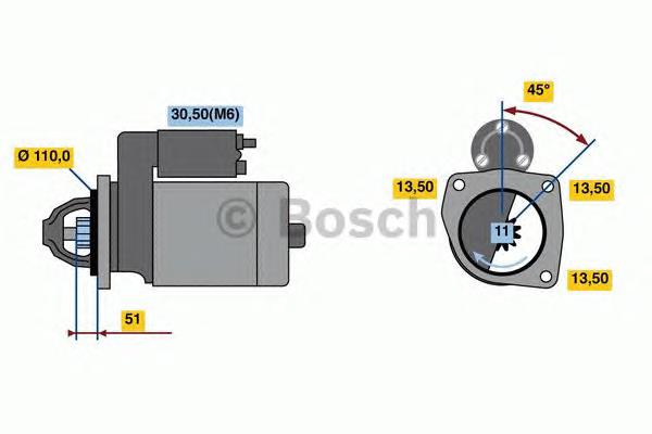 Motor de arranco 48974 Febi