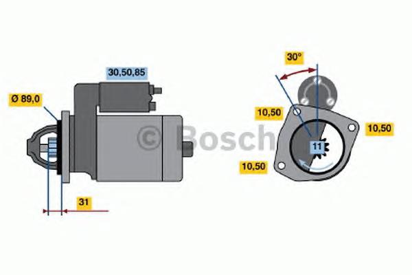 Motor de arranco Mitsubishi M8T62671 preço, a partir de 329,17 USD