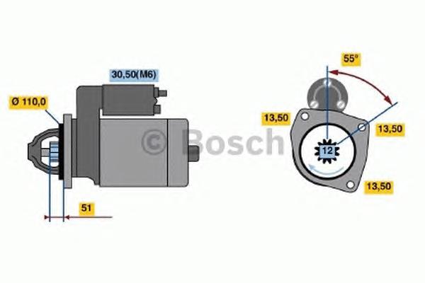 1688720 DAF Motor de arranco
