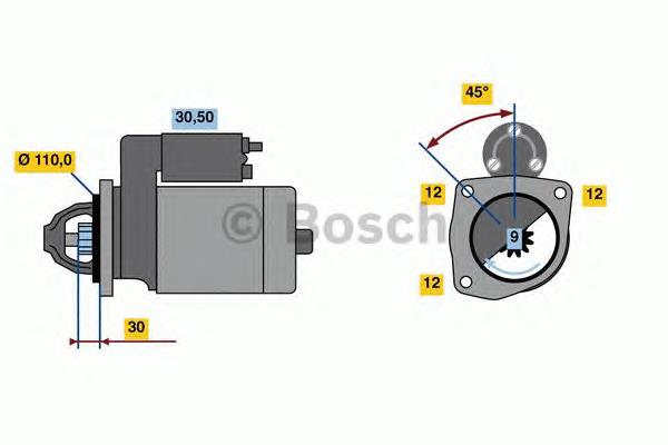 Motor de arranco ERA 220550A