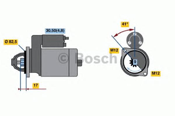 06B911023BX VAG Motor de arranco