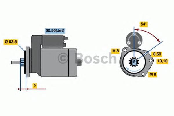 Compre 8EA011610551 VAG Motor de arranco