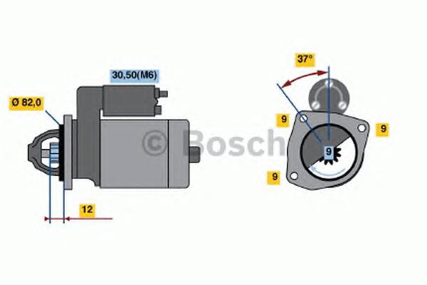 Motor de arranco 0046437520 Fiat/Alfa/Lancia