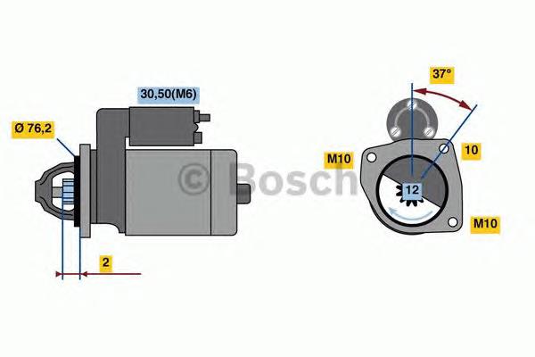 Motor de arranco Bosch 0986025370