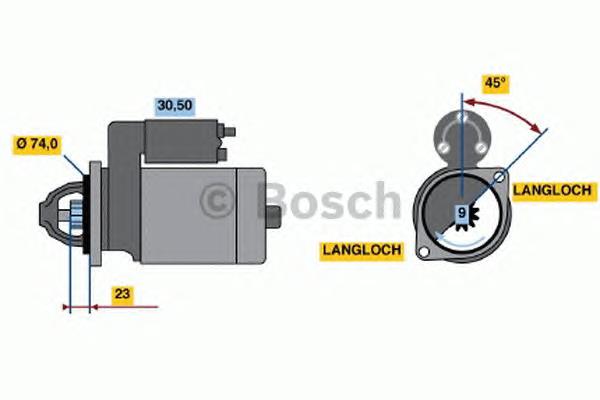 LRS01580 Lucas Motor de arranco