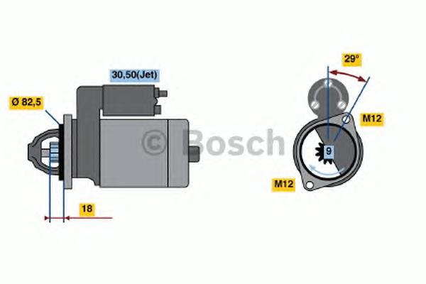 Motor de arranco 3057 Cevam