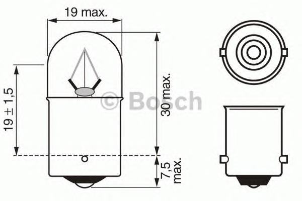 Lâmpada Bosch 1987302510