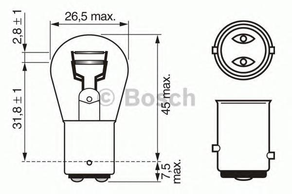 Lâmpada Bosch 1987302202