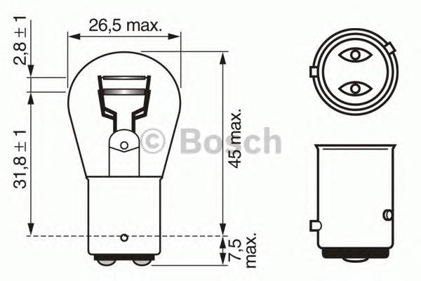 Lâmpada Bosch 1987302215
