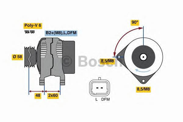 Gerador 8111 Bosch