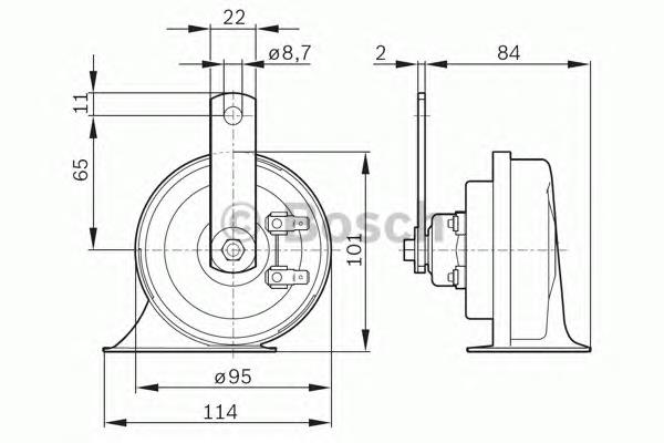 Compre 4K6951223 VAG Sinal sonoro (cláxon)
