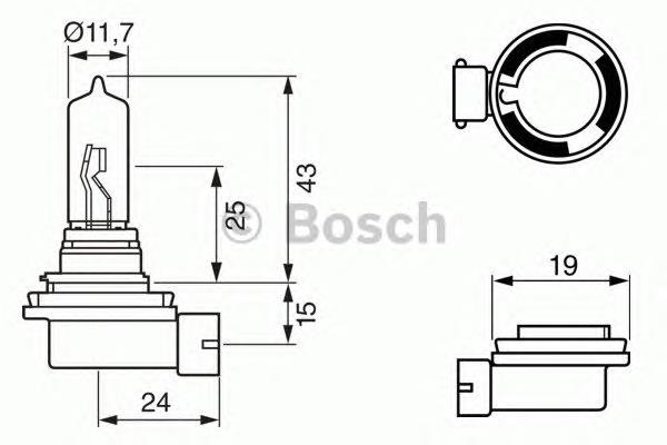 Lâmpada halógena 1987302082 Bosch
