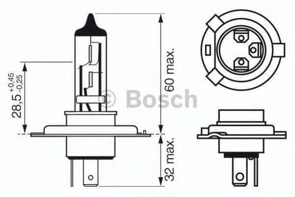 Lâmpada halógena Mercedes N07260102480264