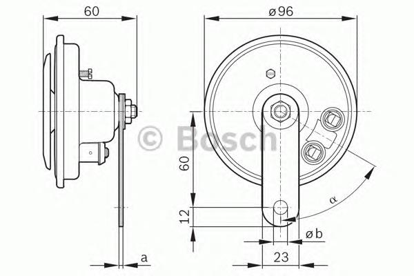 Sinal sonoro (cláxon) Renault (RVI) 7700425726