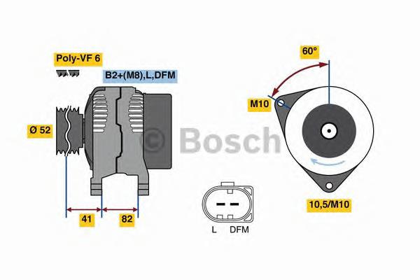 Gerador Bosch 0986047140 preço, a partir de 213,80 USD
