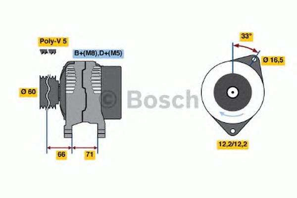 Gerador 46231698 Fiat/Alfa/Lancia