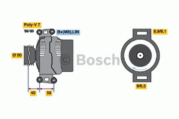 Gerador 0121813002 Bosch