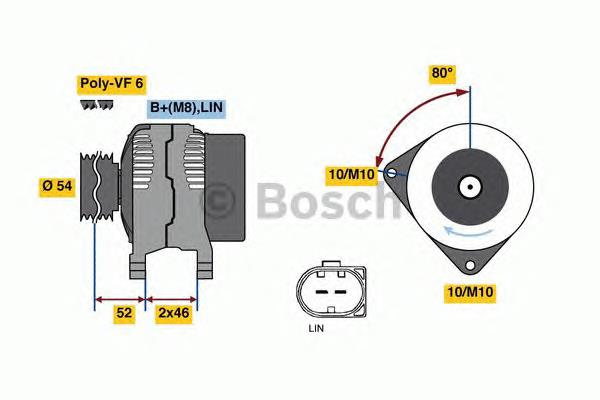 Gerador Ford 6G9N10300XB