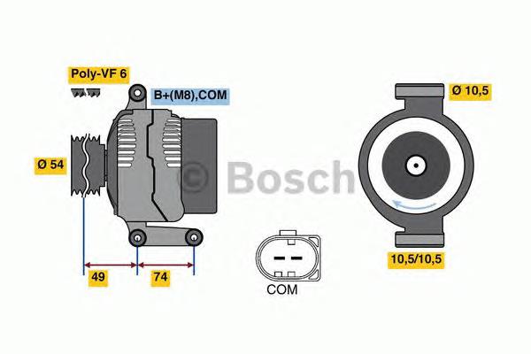 Gerador Ford 1790382