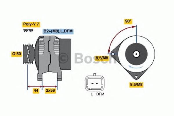 Gerador Bosch 0986046260