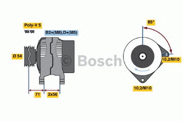 Gerador 6204235 Opel