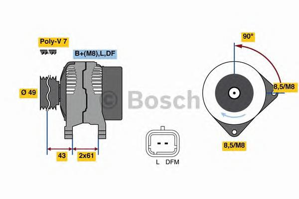 Gerador 8200290217 Nissan/Infiniti