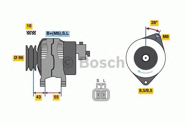 0986080260 Bosch