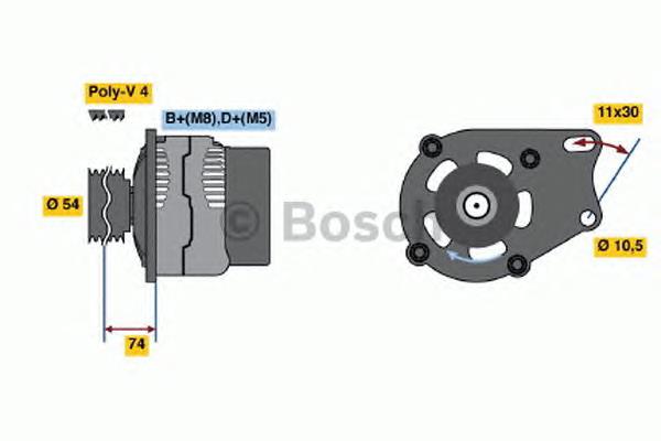 Gerador 46765842 Fiat/Alfa/Lancia