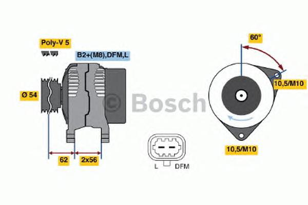 Gerador Opel 6204265